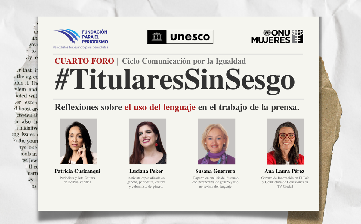 ONU Mujeres lanza Titulares Sin Sesgo