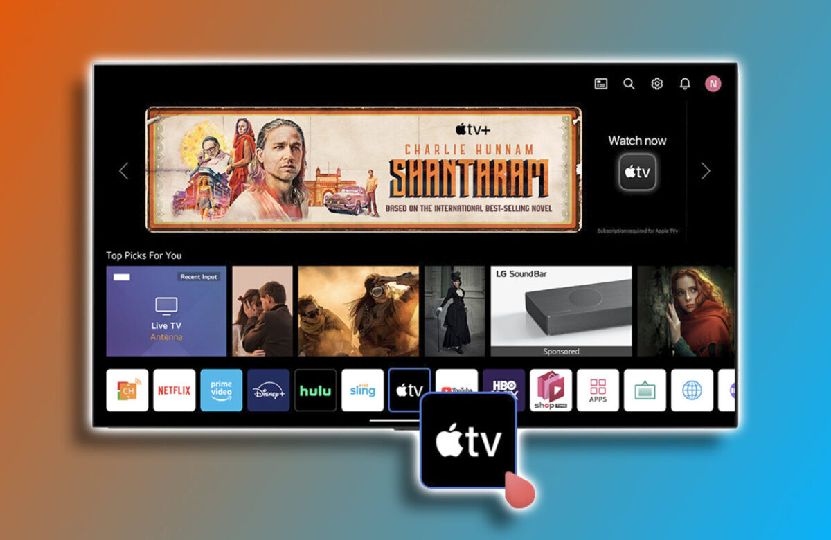 Los amantes de las buenas historias podrán disfrutar tres meses gratis de Apple TV+ en los televisores inteligentes de LG