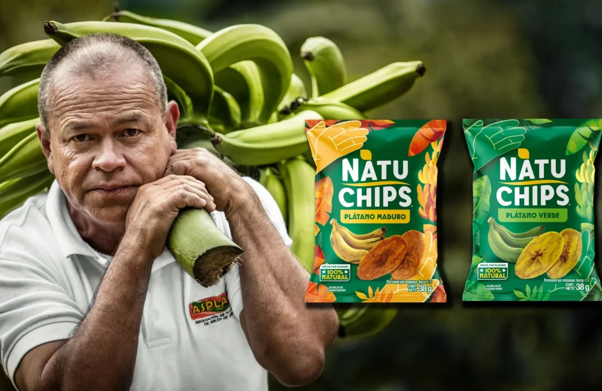 Snack cultivado en Colombia y hecho con plátano 100% natural transforma su imagen, conservando su sabor