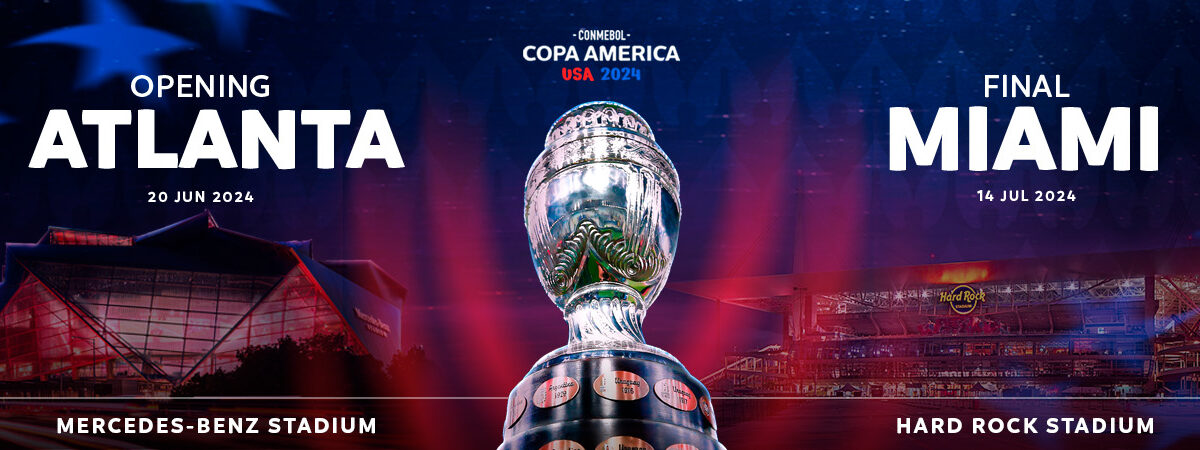 CONMEBOL anuncia las sedes de los partidos de apertura y final de la CONMEBOL Copa América 2024™️