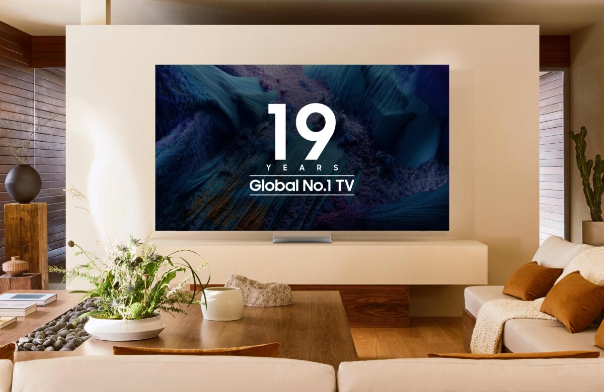 Samsung, líder del mercado global de televisores por 19 años consecutivos