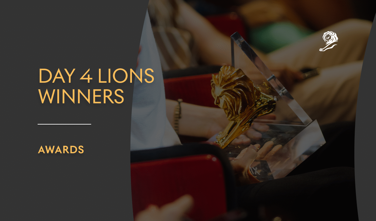 Cannes Lions anuncia a los nuevos ganadores en su cuarto día de premiaciónes