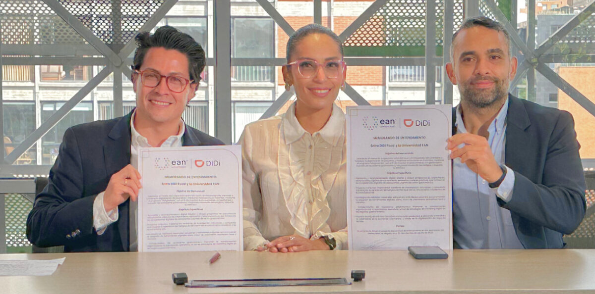 DiDi Food y Universidad EAN sellan alianza para impulsar digitalización de negocios gastronómicos en Colombia