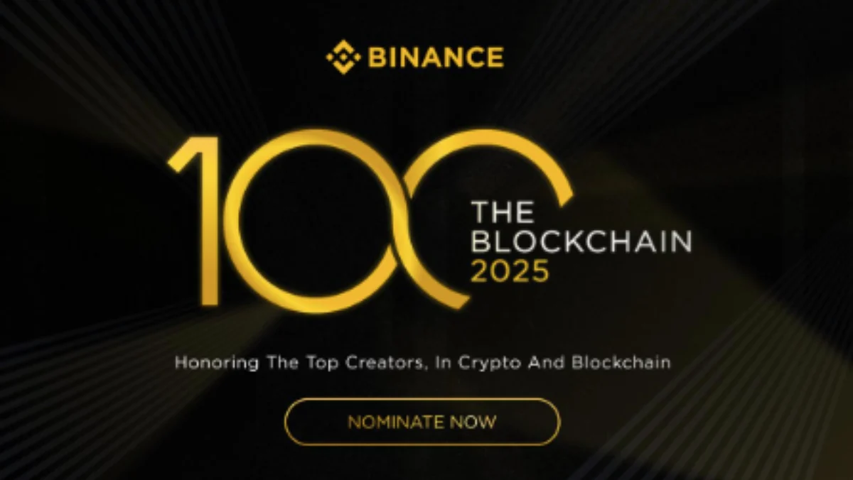 Binance lanza el premio The Blockchain 100 para honrar a los principales creadores que impulsan la innovación en blockchain