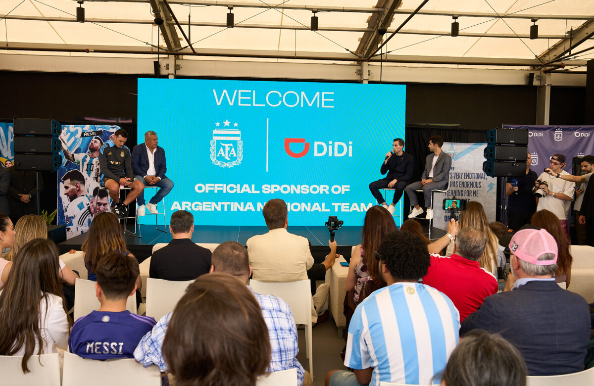 La AFA presenta a DiDi como nuevo patrocinador de sus Selecciones Nacionales