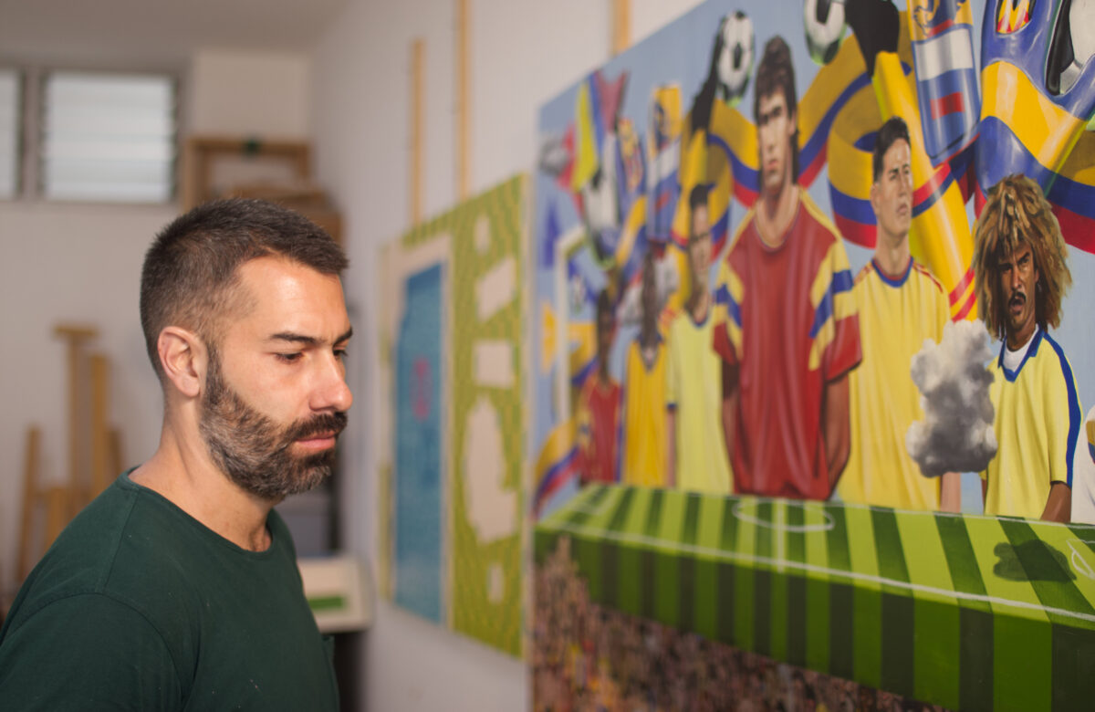 Obra artística del pintor colombiano Esteban Ocampo  llega a la Galería digital de los televisores Samsung