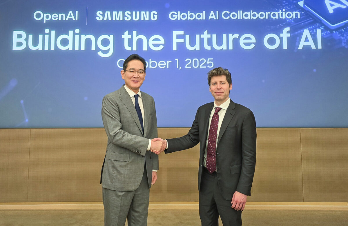 Samsung y OpenAI anuncian alianza estratégica para acelerar los avances en la infraestructura global de IA