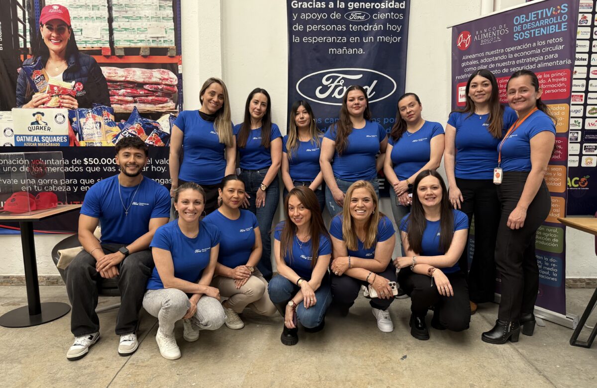 Ford Motor Colombia y su red de concesionarios donaron 20 toneladas de alimentos a nivel nacional