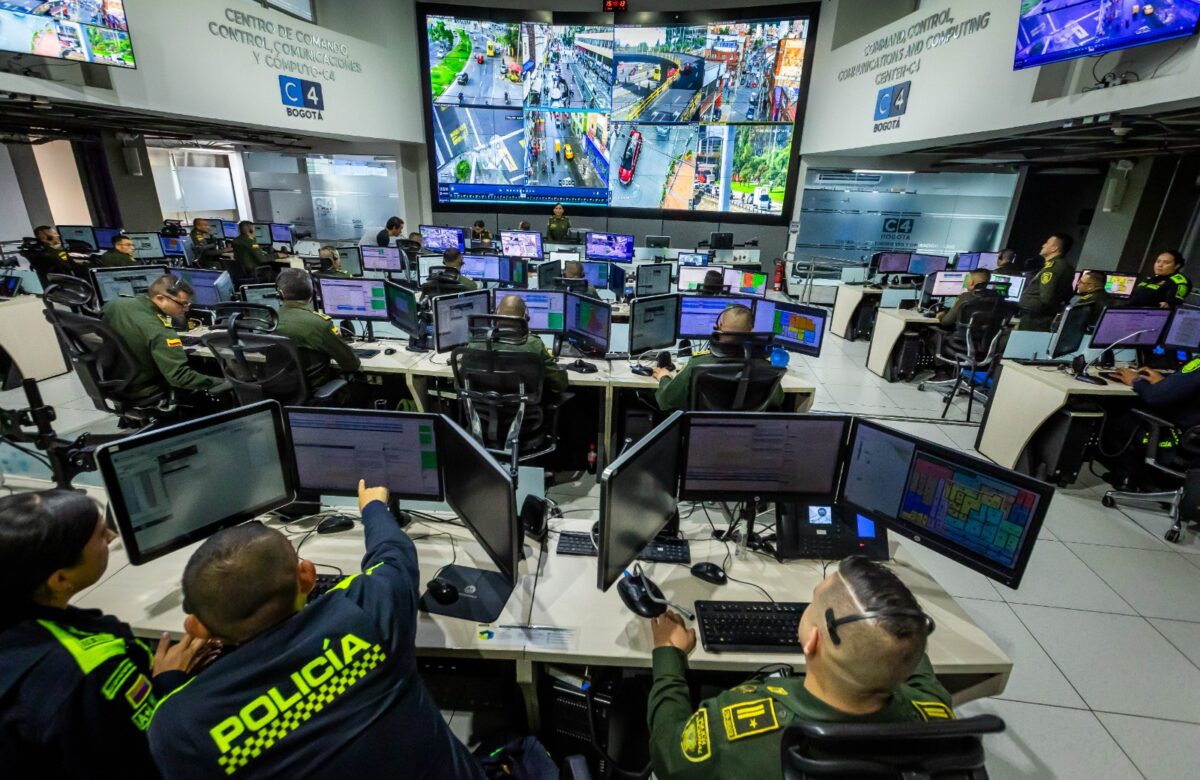 Cámaras de seguridad en Bogotá: el C4 integra 1.200 nuevos puntos de monitoreo
